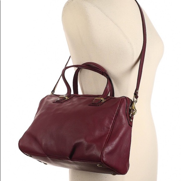Coach leather Bordeaux bag - Picture 3 of 8